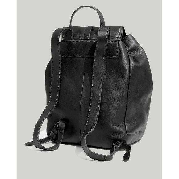 Madewell The Transport Rucksack Black Purse Backpack - Picture 3 of 9